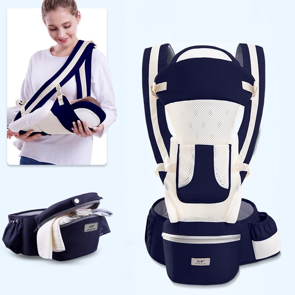 Baby carrier waist stool breathable multifunction