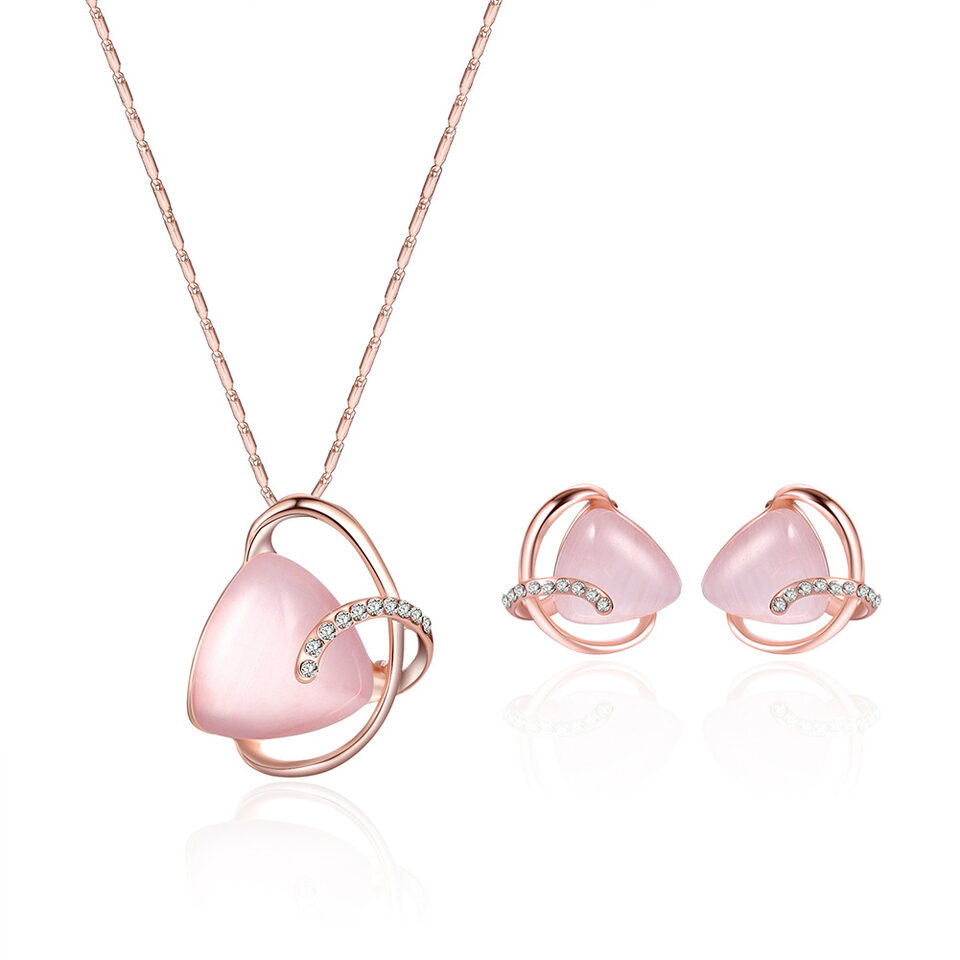 Necklace And Earrings Two Piece Set Bridal Party