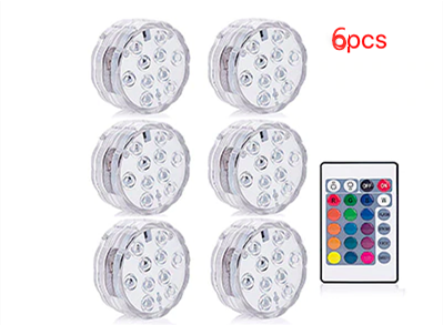 Light round candle lamp