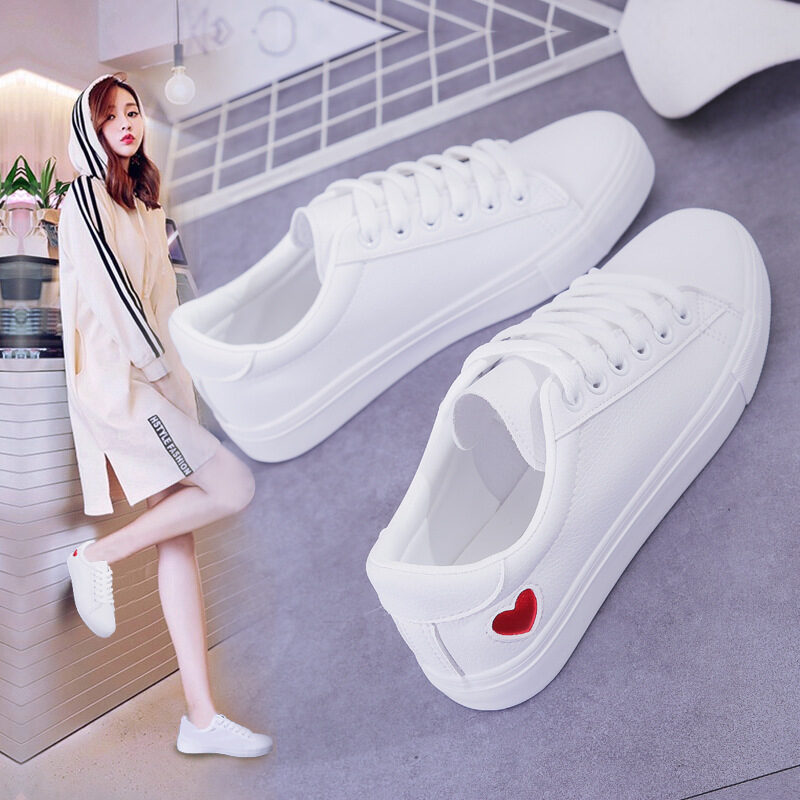 Fashion New Woman PU Leather Shoes Ladies Breathable