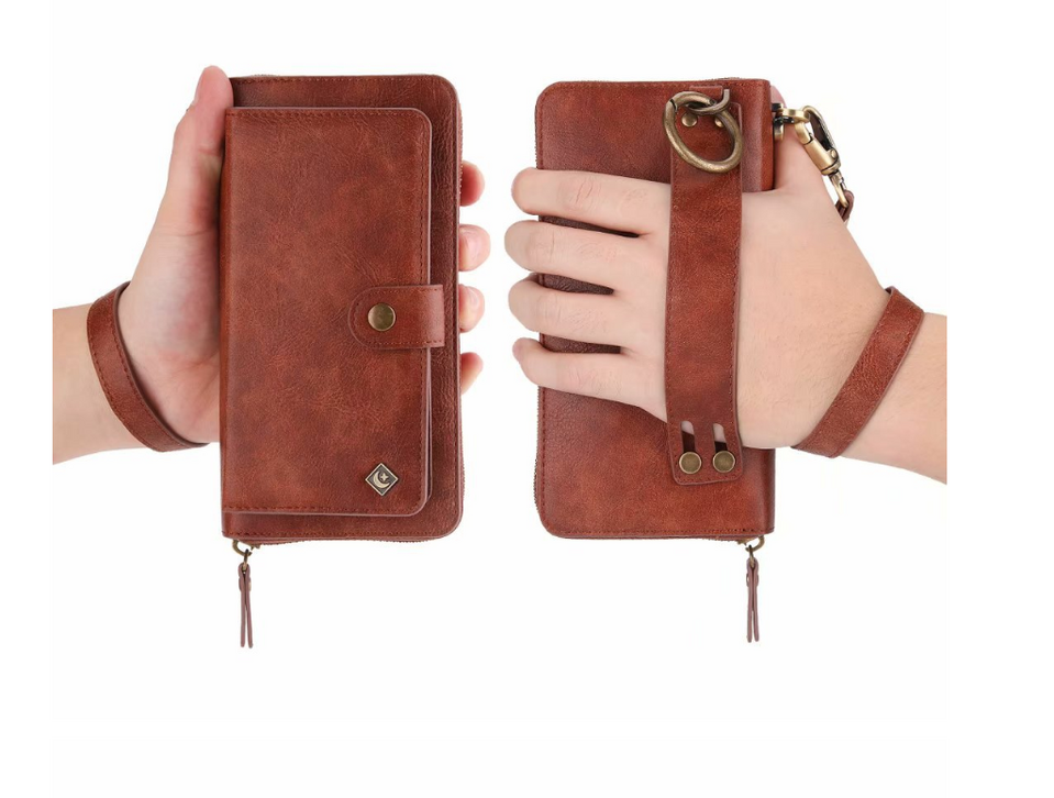 New Multi-function Mobile Phone Case Shell Zipper Wallet