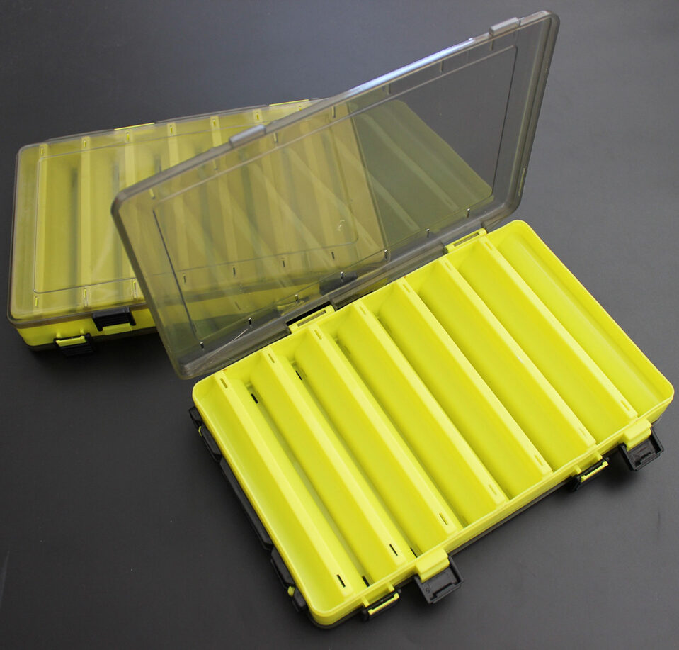Double-sided double-layer lure box fishing tackle