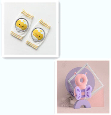 Baby Knee Pads Cartoon Accessories Doll Elbow Learning