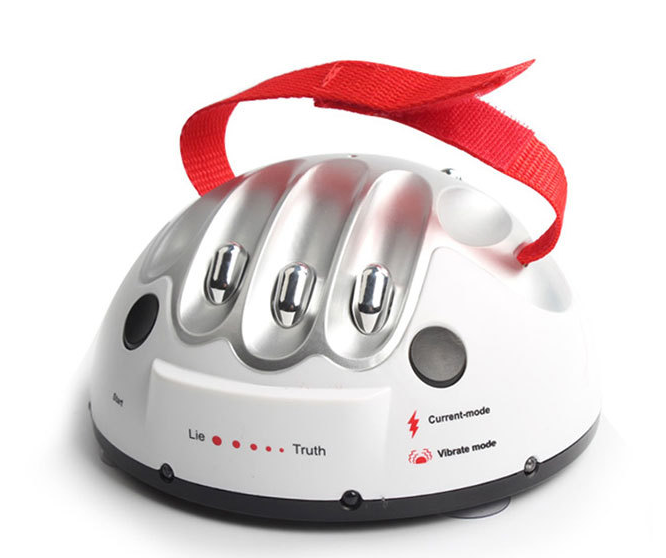 Mini Electric Shock Lie Detector Whole Person Tidy