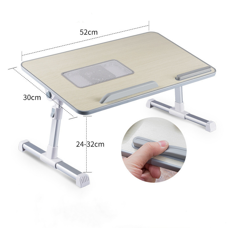 Adjustable Laptop Desk Stand Foldable Notebook Bed Table