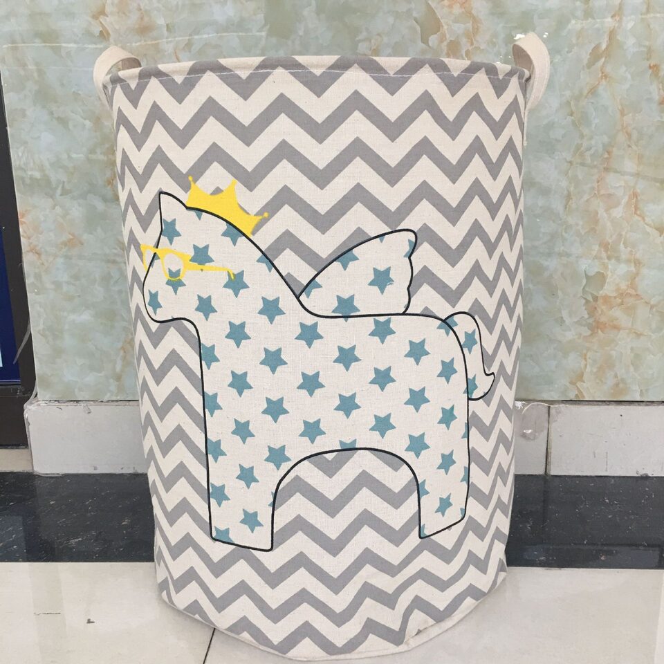 Cotton linen art five-pointed star horse clothing storage
