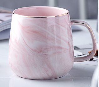 Ceramic mug breakfast cereal