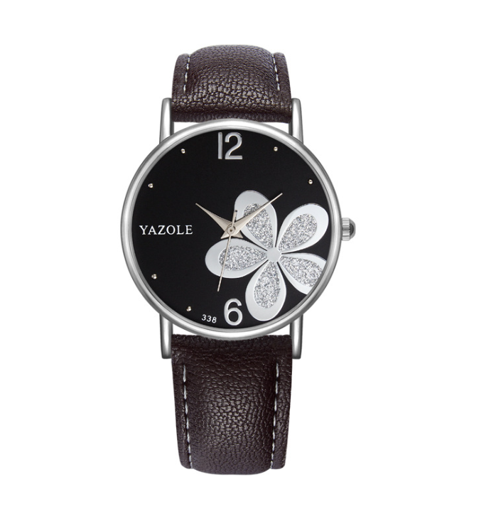 Korean fashion watch commuter OL wind female four-leaf