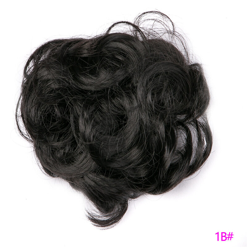 and South Korea popular hair bun fluffy natural