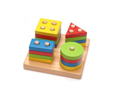 Baby Game Toys Wooden Puzzle Educational Toy Geometric