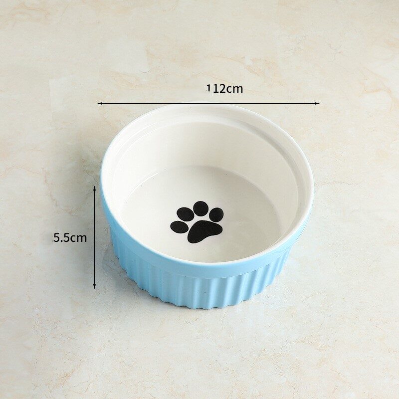 Protect cervical spine cat food bowl pet