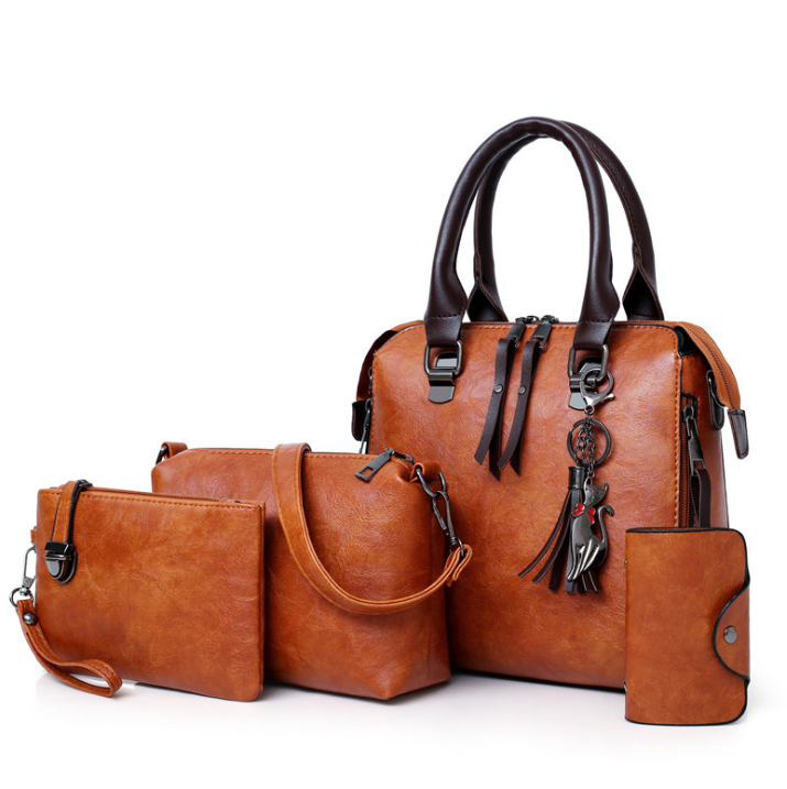 Multi-piece set New wave fashion handbag bag retro