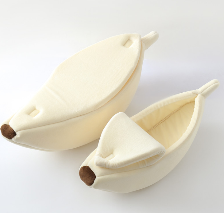 Pet House Dog Bed Banana Shape Cute Kennel