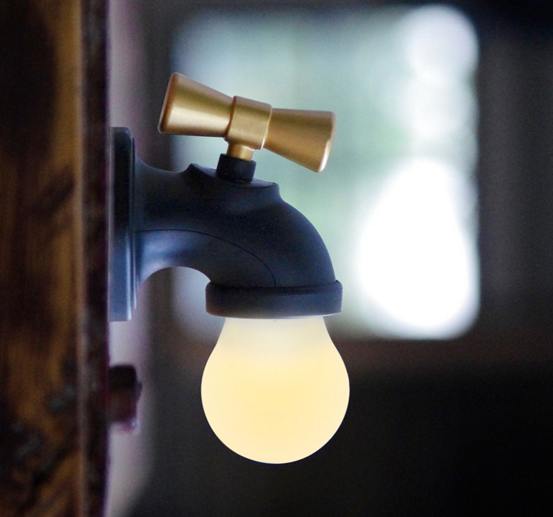 Faucet Night Lamp LED Induction Bed USB Charging