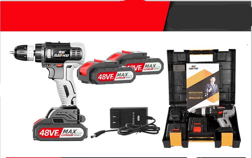 Power Tool Rechargeable Drill Household Lithium Electric