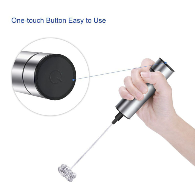 Electric Coffee Blender Milk Frother Handheld Whisk Kitchen