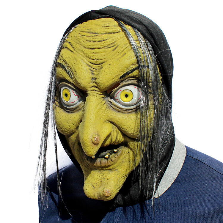 Halloween mask scary witch