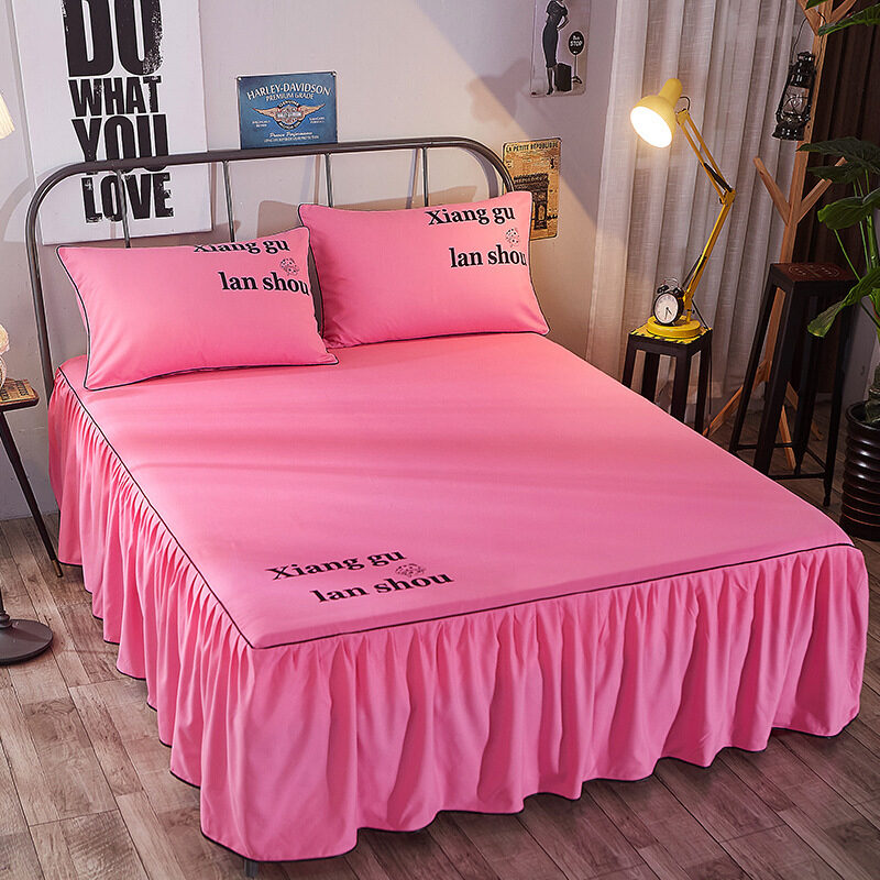 Beauty bed cover brushed skirt