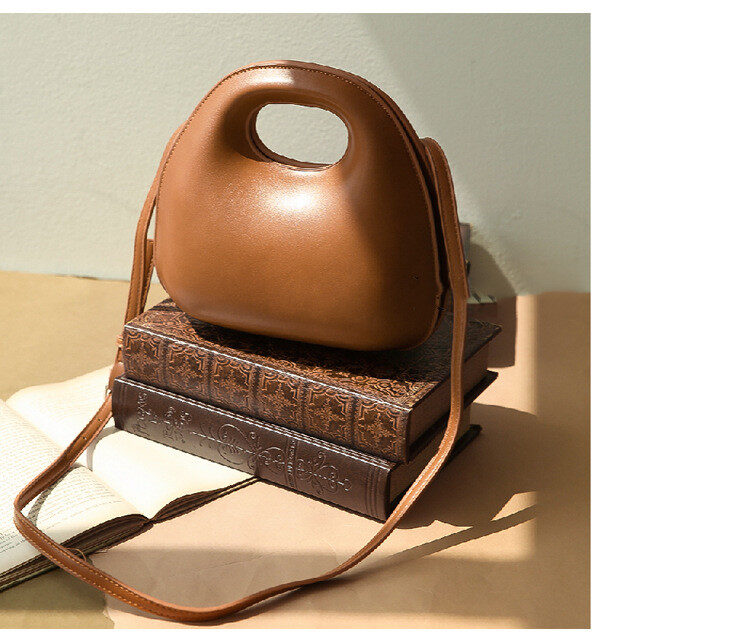 Fashion Shell Type Round Flap Women Handbag Messenger