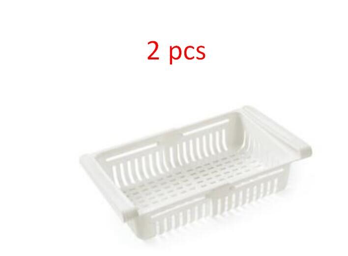 Refrigerator Storage Basket Stretchable Multifunction Kitchen Box