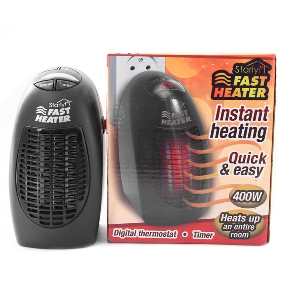 Electric heater 360 rotating plug mini small appliances