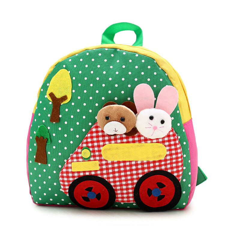 Korean shoulder children's schoolbag kindergarten adorable backpack handmade