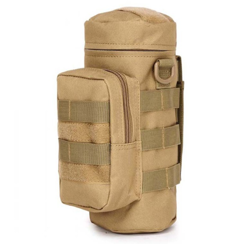Outdoors Molle Water Bottle Pouch Tactical Gear Kettle