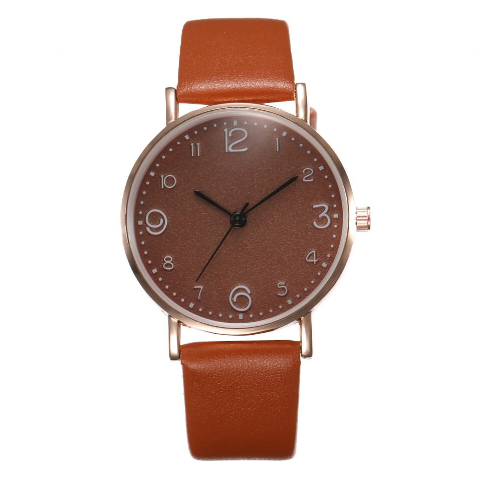 Leather Watch Quartz