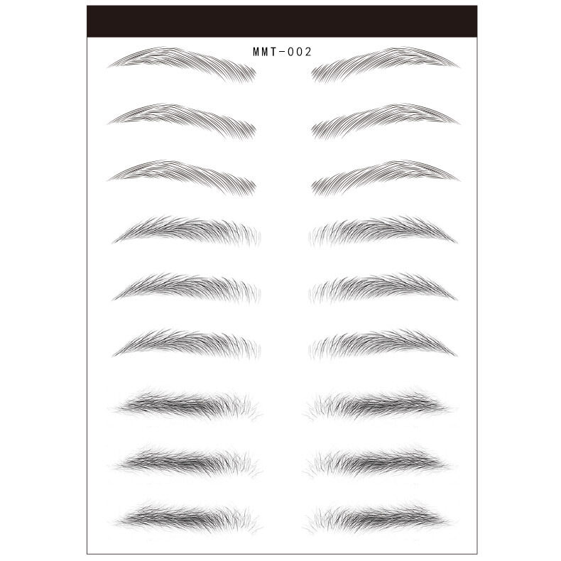 Waterproof 6D Eyebrow Tattoo Semi-Permanent Embroidery Natural Long