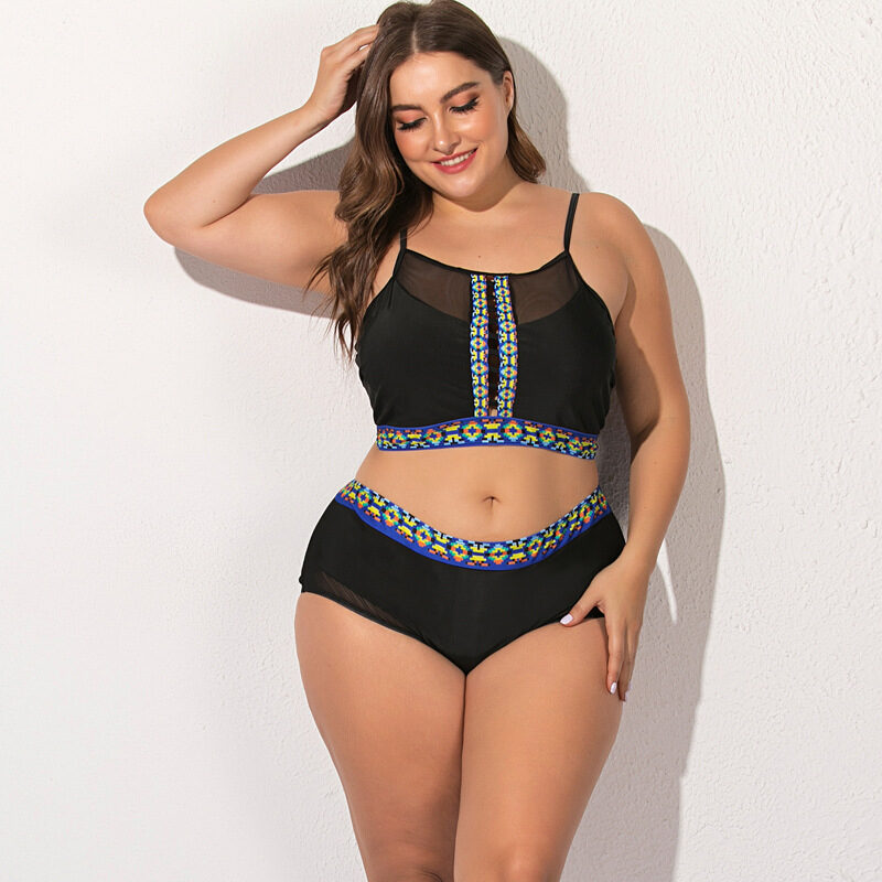 Plus fat size female swimsuit