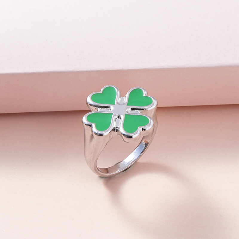 Four Leaf Clover Rings For Women Men