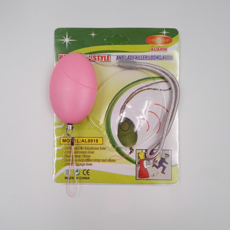 Oval alarm female self-defense anti-tracking