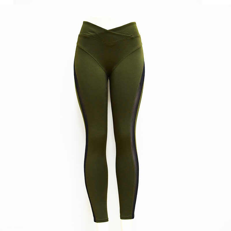 New Women Elastic Sport Yoga High Waist Pants