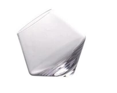 Crystal Wine Glass Cup Wide Belly Whiskey Drinking