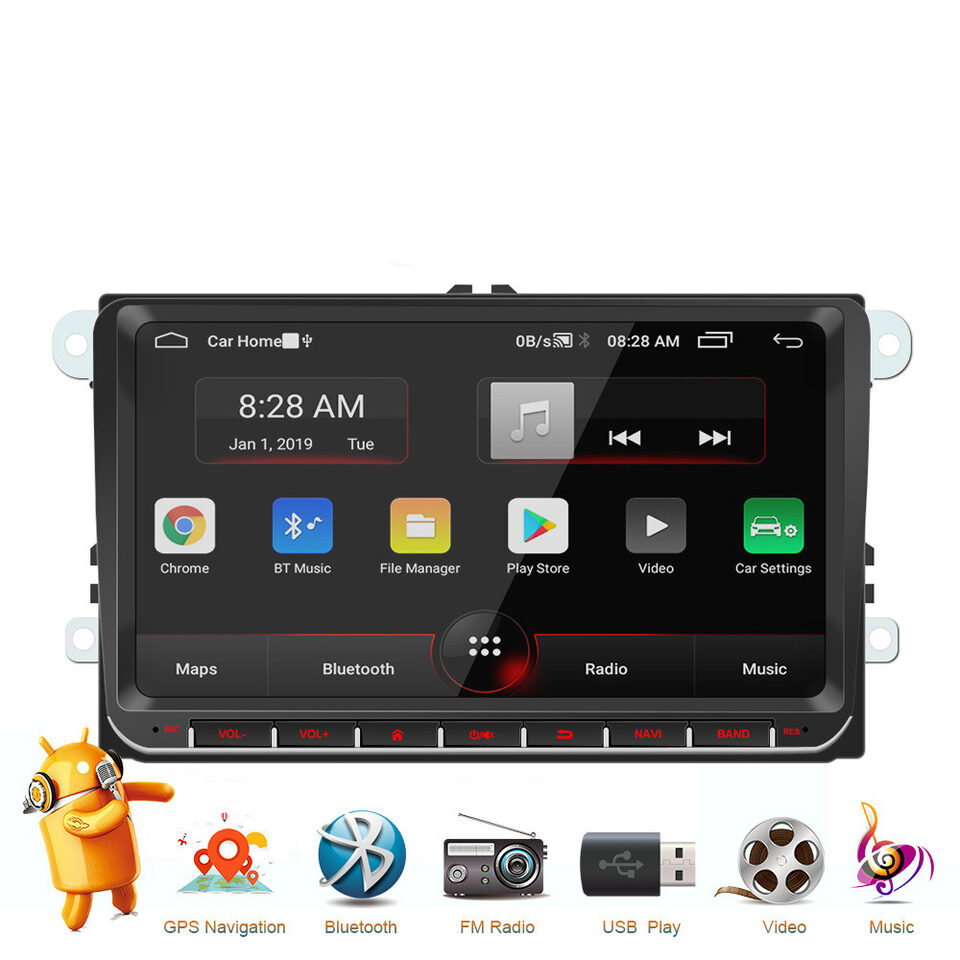 Car White Variable Case MP5 Android GPS Navigation