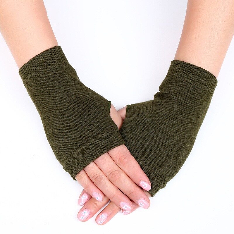 Wool Fingerless Knitting Thread Short Student Writing