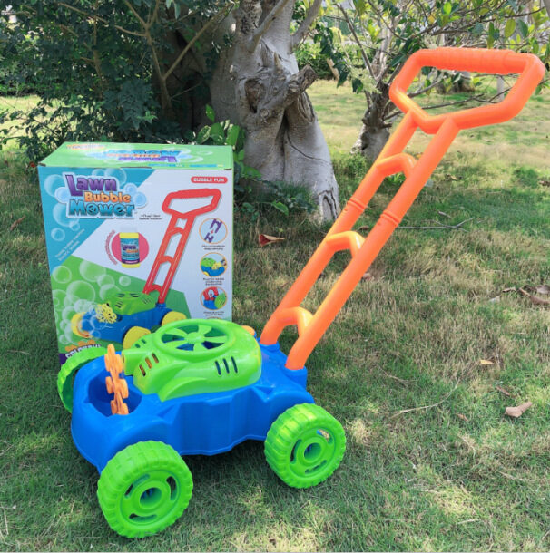 Plastic Hand Push Bubble Machine Electric Blowing Parent-child