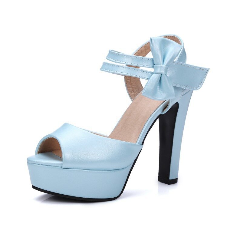 Block Heel Super High Sandals