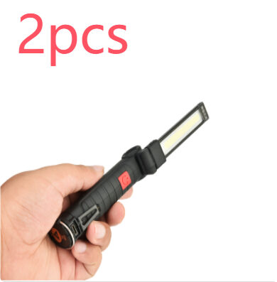 COB LED Tactical Flashlight USB Rechargeable Torch Waterproof
