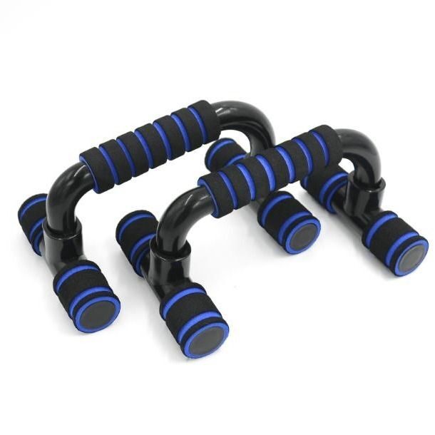 H-shaped Push-up Stand Sponge Hand Grip ABS Fitness