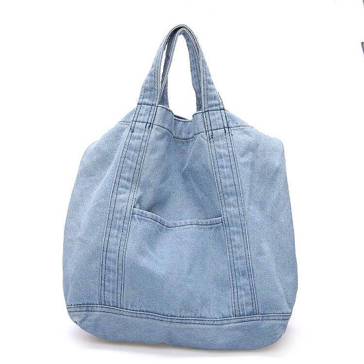 Big Tote Bags Large Capacity Canvas Denim Shipping