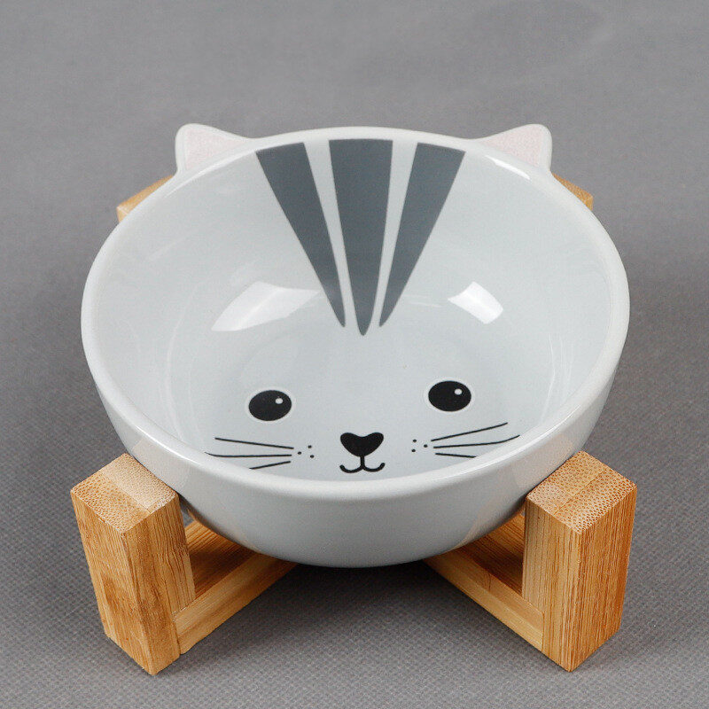 Protect Cervical Spine Cat Food Bowl Pet