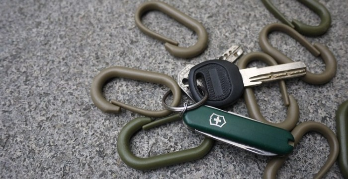 Plastic Oval Hanging Buckle Carabiner DIY Accessories Backpack
