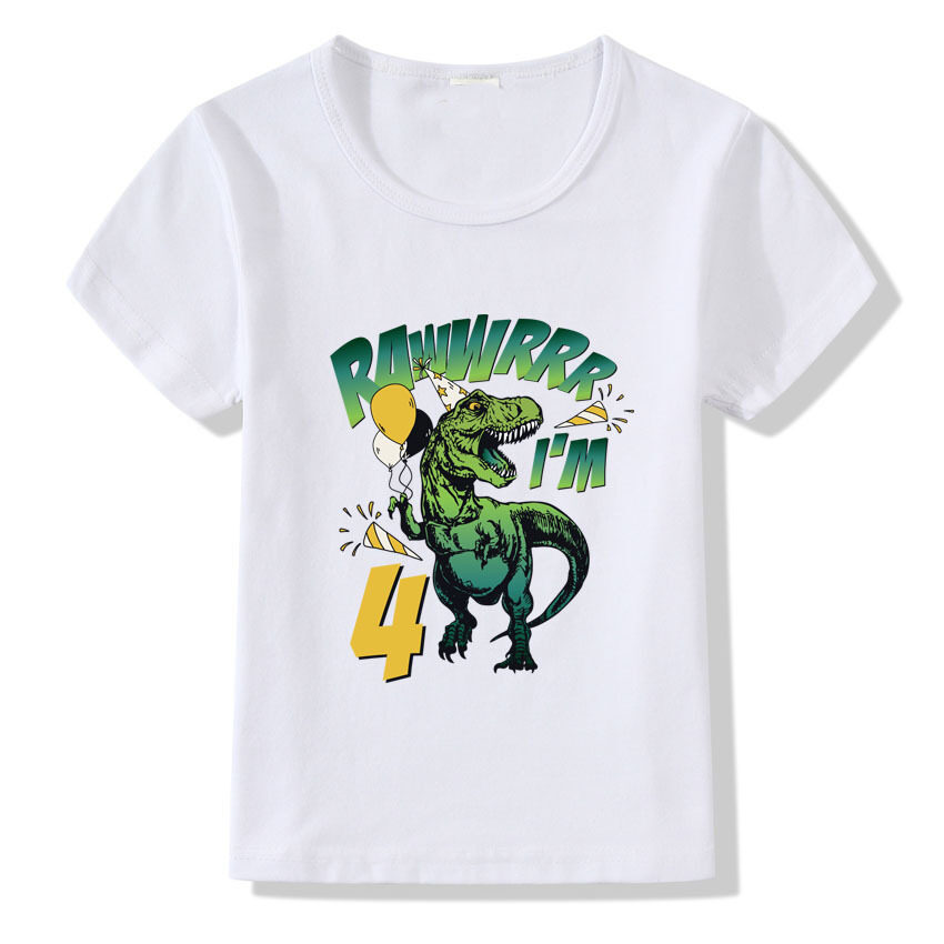 Children's T-shirt Numbers 1-9 Birthday