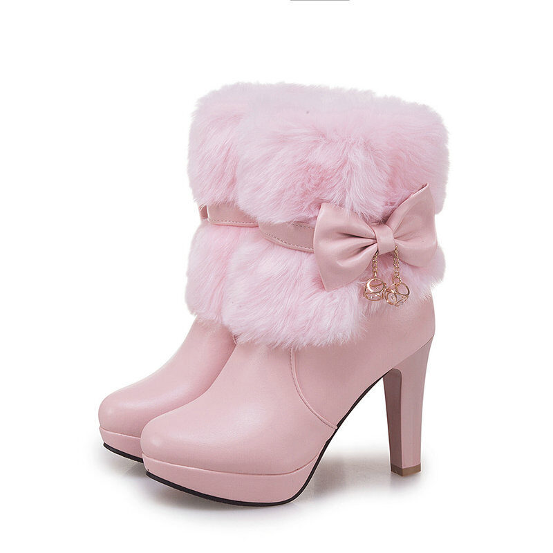 Sweet Princess Autumn And Winter Short Boots Snow