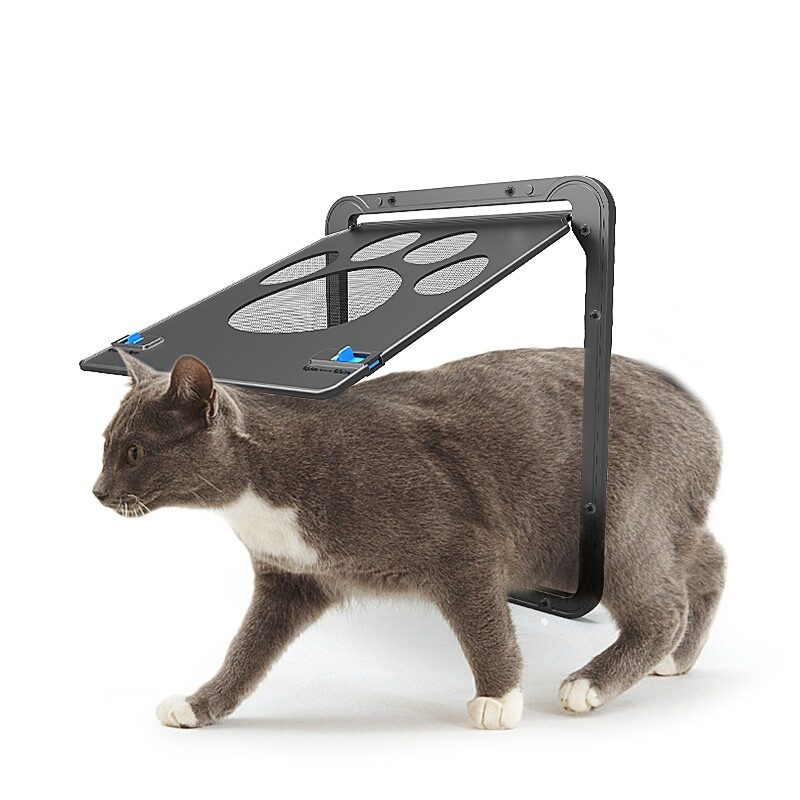 Paw Print Anti-bite Screen Door For Medium