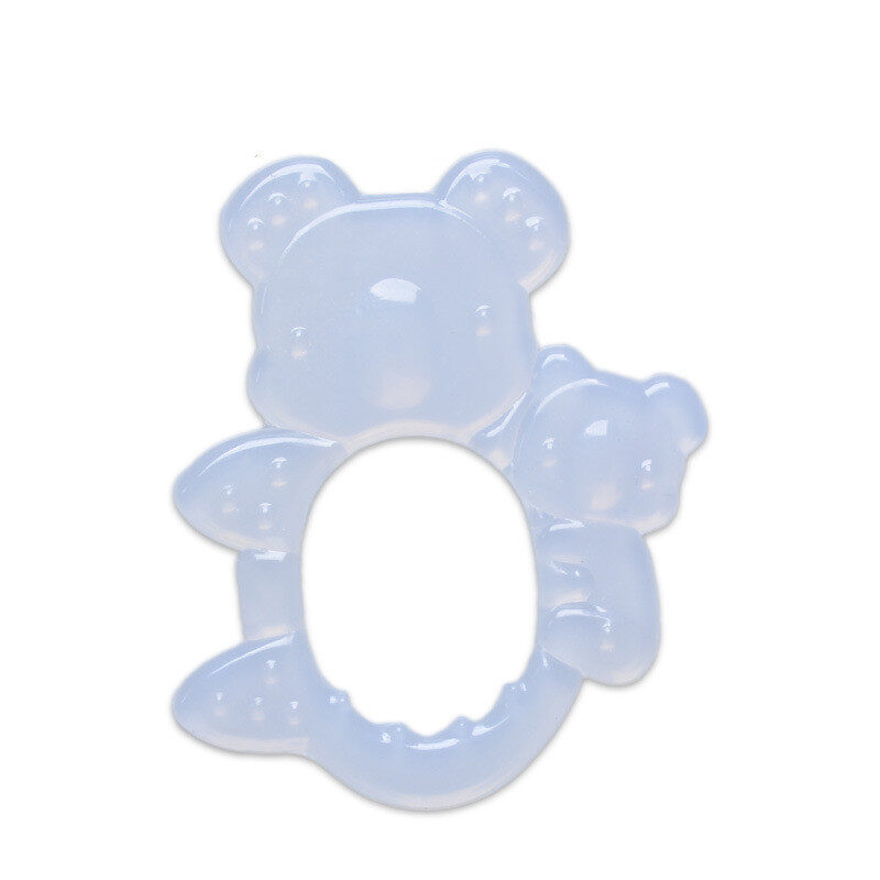 Toddlers Infants Baby Teething Toy Soft Silicone Fruit