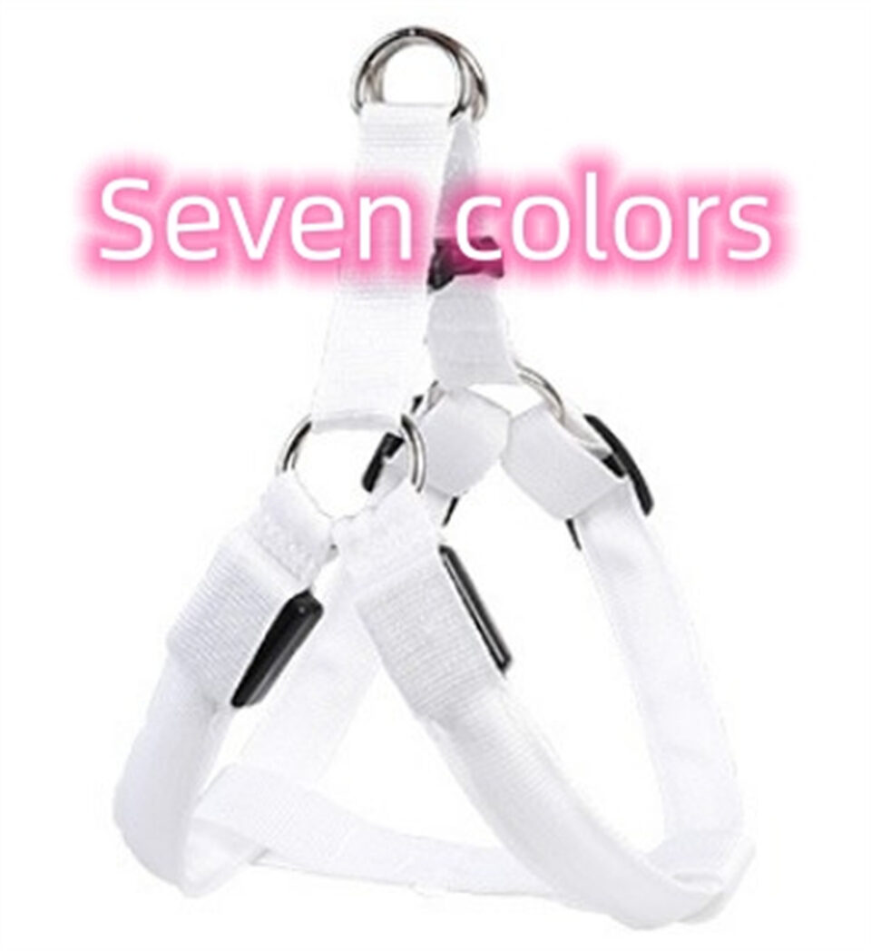 Pet Products LED Luminous Dog Chest Strap Large