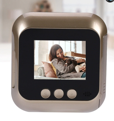 2.4 Inch Security Smart Doorbell Peephole Camera Electronic
