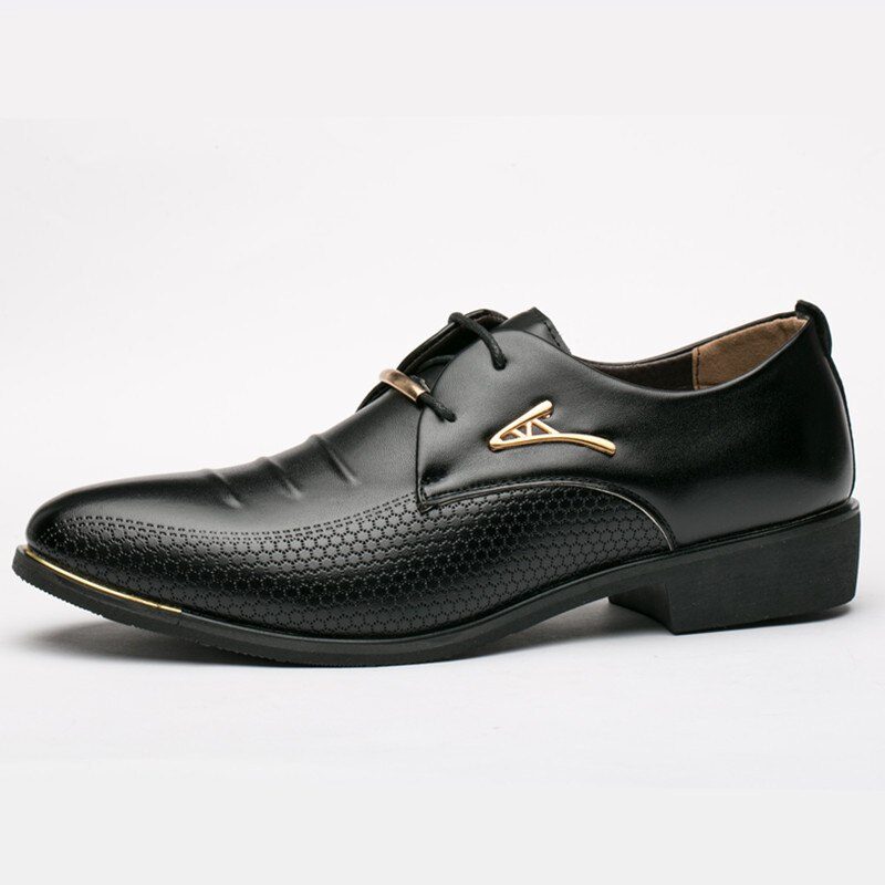 luxury Brand Classic Man Pointed Toe Dress Shoes